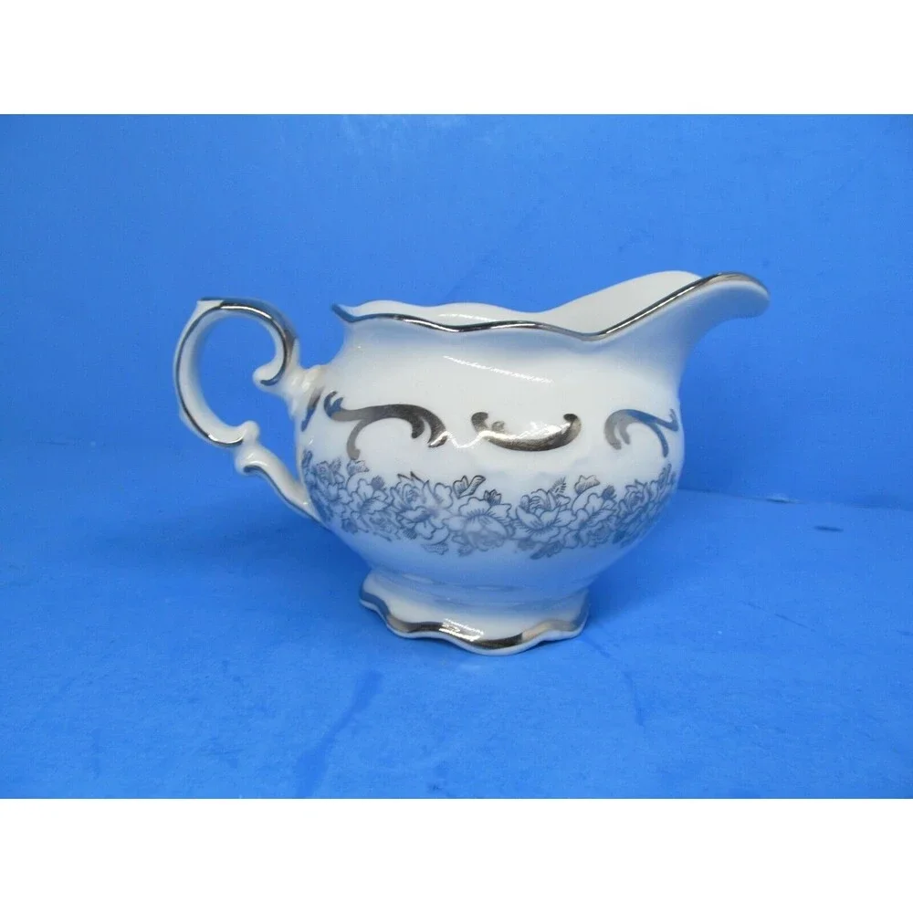 Cathedral Bridal Rose Bavaria West Germany 10 OZ Creamer In Excellent Condition